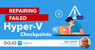 How to Clean Up After a Failed Hyper-V Checkpoint