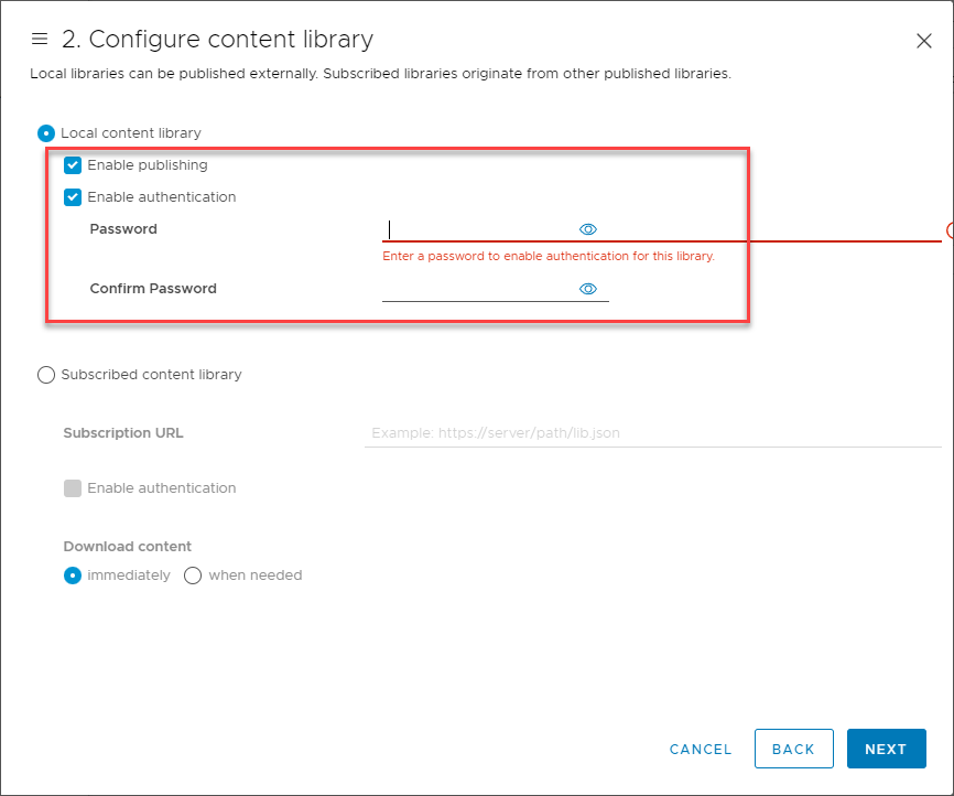 Apply security policy step
