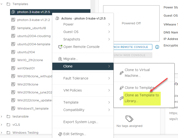 Clone as Template to Library functionality to use the check-in and check-out feature