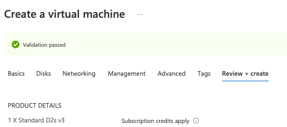 create a virtual machine