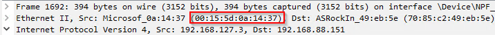 Determine the MAC Addresses Used by a Virtual Machine