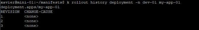 editing the YAML manifest in the Octant tool