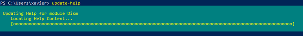 Updating the help with Update-Help