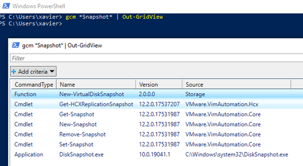 Open the output of a command in a useful GUI