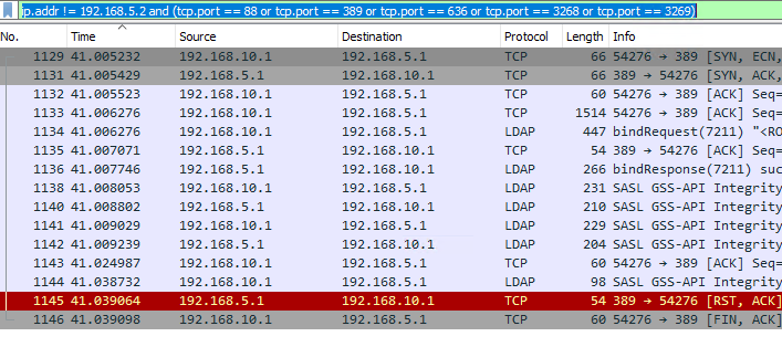 Including or Excluding Virtual Switch Traffic by IP Address