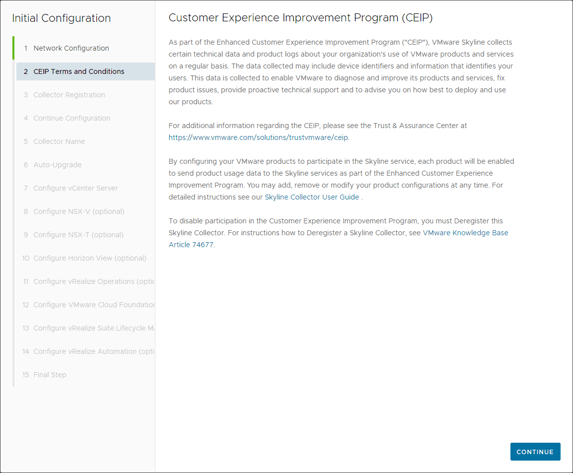 Make your choice on the CEIP program