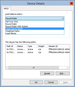 MPIO Disk Policy