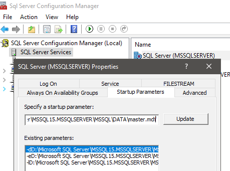 Restoring the SQL Databases
