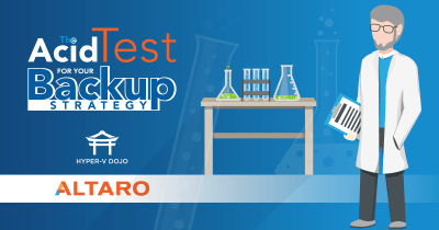 The Acid Test for Your Backup Strategy