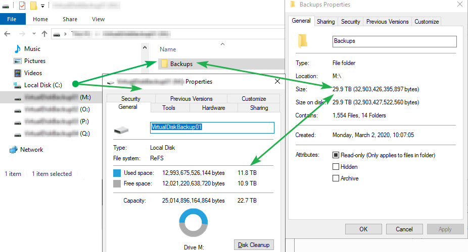 The magic of block cloning: storing 30TB worth of data and consuming only 12TB