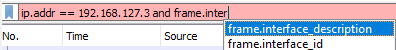 The subcomponent of frame that interests us is the interface