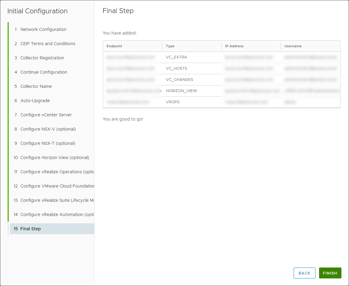 View the connection made from VMware Skyline