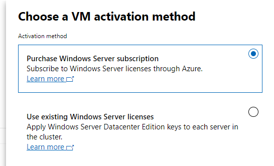 VM Activation Method