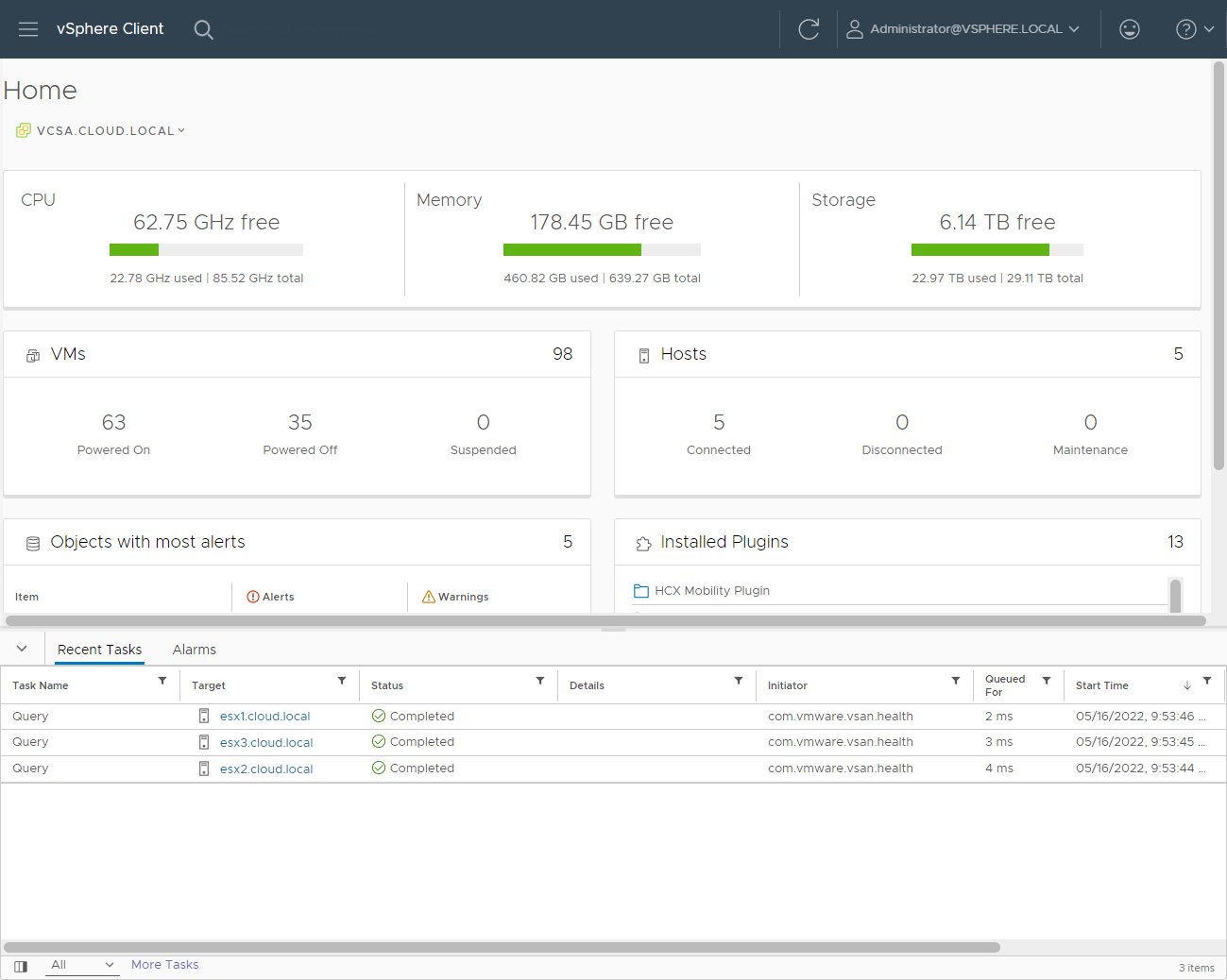 VMware vSphere client