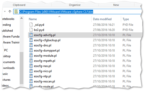 vSphere CLI consists of a series of Perl scripts. A Perl interpreter needs to be installed prior to installing vSphere CLI